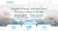 Desktop Screenshot of insightstrategyadvisors.com