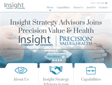 Tablet Screenshot of insightstrategyadvisors.com